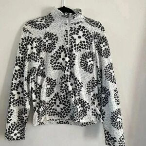 Columbia Half Zip Fleece Floral Jacket